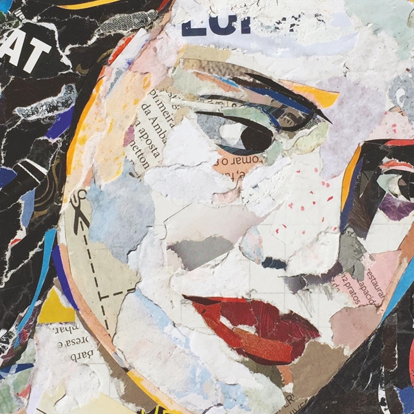 AMÁLIA RODRIGUES – Collage Art by Philippe Patricio